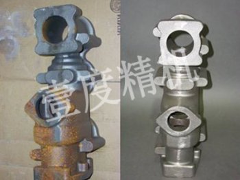 铸造件喷砂效果